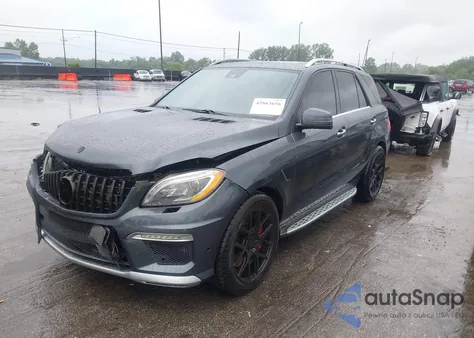 2013 Mercedes-Benz Ml 63 Amg 4Matic from USA, damaged, VIN 4JGDA7EB1DA266169